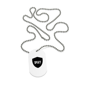 Open image in slideshow, 1PAY Beaded Aluminum Metal Chain Dog Tag
