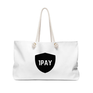 1PAY Oversized Wide Mouthed Weekender Tote Bag