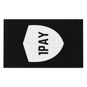 1PAY Black Soft Versatile Multipurpose Rally Towel, 11x18