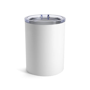 1PAY White Stainless Vacuum Insulated Wine Tumbler, 10oz