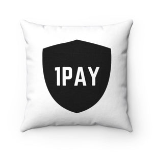 Open image in slideshow, 1PAY White Beautiful Spun Polyester Square Pillow Case
