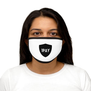 1PAY White Mixed-Fabric Overall Protection Face Mask