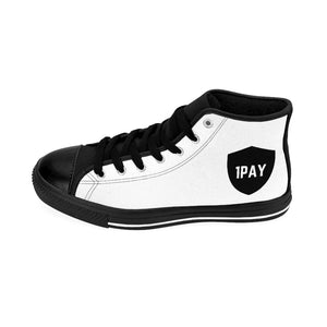 1PAY Women's Extra Comfort White High-top Sneakers