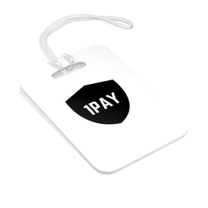 1PAY White Sturdy Weatherproof Luggage Bag Tag