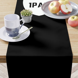 Open image in slideshow, 1PAY Black Lightweight Broadcloth Water Resistant Table Runner
