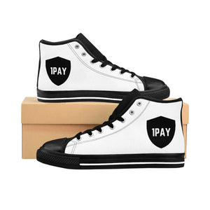 Open image in slideshow, 1PAY Men&#39;s Extra Comfort White High-top Sneakers
