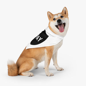 Open image in slideshow, 1PAY White Soft Spun Polyester Fabric Pet Bandana
