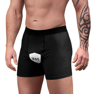 1PAY Black Lightweight Ultra Comfortable Men's Boxer Briefs