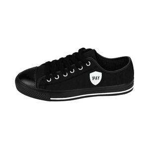 1PAY Men's Extra Comfort Black Low Top Sneakers