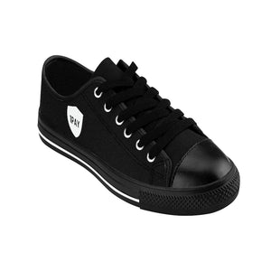 1PAY Men's Extra Comfort Black Low Top Sneakers