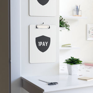 1PAY White Flipboard Pull Out Hook Office Clipboard