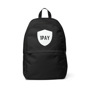 Open image in slideshow, 1PAY Unisex Black Fashionable Laptop Ready Waterproof Backpack
