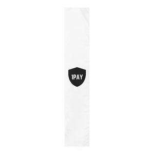 1PAY White Lightweight Broadcloth Water Resistant Table Runner