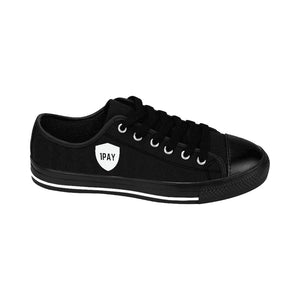 1PAY Men's Extra Comfort Black Low Top Sneakers