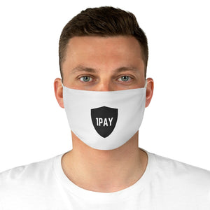 1PAY White Soft Cloth Fabric Overall Protection Face Mask