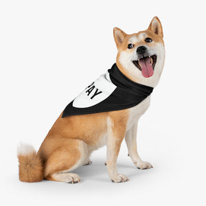 Open image in slideshow, 1PAY Black Soft Spun Polyester Fabric Pet Bandana
