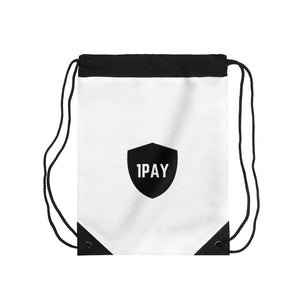 Open image in slideshow, 1PAY White Lightweight Versatile Drawstring Gym Bag
