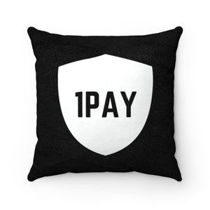 Open image in slideshow, 1PAY Black Beautiful Practical Faux Suede Square Pillow
