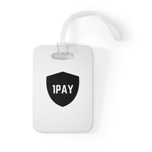 1PAY White Sturdy Weatherproof Luggage Bag Tag