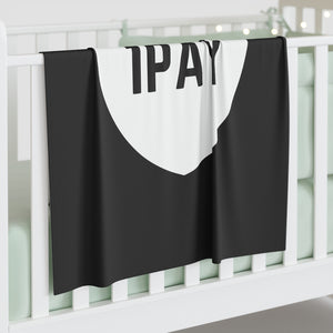 Open image in slideshow, 1PAY Black Jersey Polyester Baby Soft Touch Swaddle Blanket
