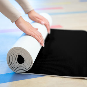 1PAY Black Breath In Breath Out Foam Yoga Mat