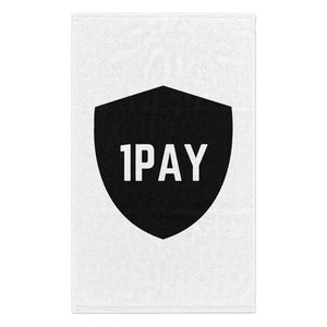 1PAY White Soft Versatile Multipurpose Rally Towel, 11x18