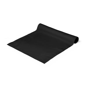 1PAY Black Lightweight Broadcloth Water Resistant Table Runner