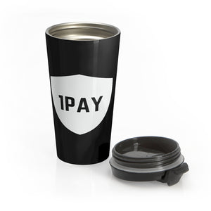 1PAY Black Everyday Life Stainless Steel Travel Mug, 15oz