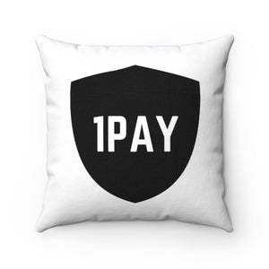 Open image in slideshow, 1PAY White Beautiful Room Accent Spun Polyester Square Pillow
