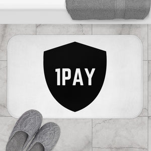 Open image in slideshow, 1PAY White Stylish Anti Slip Reduced Slipping Risk Bath Mat
