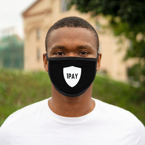 Open image in slideshow, 1PAY Black Mixed-Fabric Overall Protection Face Mask
