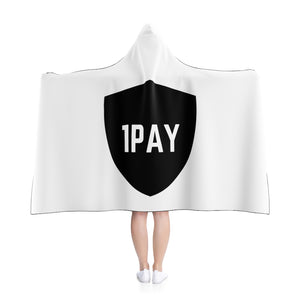 Open image in slideshow, 1PAY White Cape Lightweight Easy To Clean Hooded Blanket
