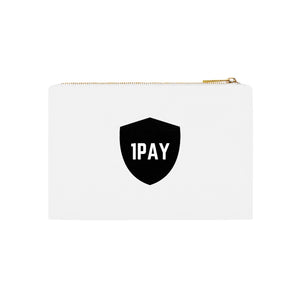 1PAY Everyday Chic Gold Zipper Cosmetic Bag