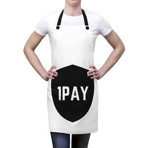 Open image in slideshow, 1PAY White Lightweight Poly Twill Perfect Cooking Apron
